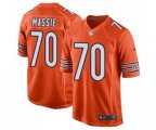 Chicago Bears #70 Bobby Massie Game Orange Alternate Football Jersey