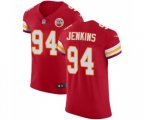 Kansas City Chiefs #94 Jarvis Jenkins Red Team Color Vapor Untouchable Elite Player Football Jersey