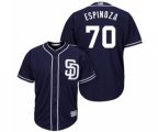 San Diego Padres Anderson Espinoza Replica Navy Blue Alternate 1 Cool Base Baseball Player Jersey