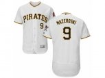 Pittsburgh Pirates #9 Bill Mazeroski White Flexbase Authentic Collection MLB Jersey