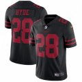 San Francisco 49ers #28 Carlos Hyde Black Vapor Untouchable Limited Player NFL Jersey