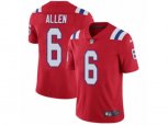 New England Patriots #6 Ryan Allen Vapor Untouchable Limited Red Alternate NFL Jersey