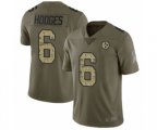 Pittsburgh Steelers #6 Devlin Hodges Limited Olive Camo 2017 Salute to Service Football Jersey