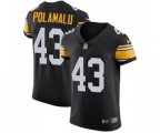 Pittsburgh Steelers #43 Troy Polamalu Black Alternate Vapor Untouchable Elite Player Football Jersey