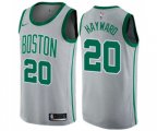 Boston Celtics #20 Gordon Hayward Swingman Gray NBA Jersey - City Edition