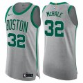 Boston Celtics #32 Kevin Mchale Authentic Gray NBA Jersey - City Edition