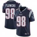 New England Patriots #98 Trey Flowers Navy Blue Team Color Vapor Untouchable Limited Player NFL Jersey