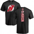 New Jersey Devils #17 Patrick Maroon Black Backer T-Shirt