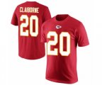 Kansas City Chiefs #20 Morris Claiborne Red Rush Pride Name & Number T-Shirt