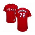 Texas Rangers #72 Jonathan Hernandez Red Alternate Flex Base Authentic Collection Baseball Player Jersey