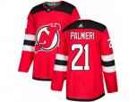 New Jersey Devils #21 Kyle Palmieri Red Home Authentic Stitched NHL Jersey