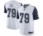 Dallas Cowboys #79 Trysten Hill Limited White Rush Vapor Untouchable Football Jersey