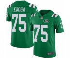 New York Jets #75 Chuma Edoga Elite Green Rush Vapor Untouchable Football Jersey