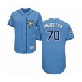 Tampa Bay Rays #70 Nick Anderson Light Blue Flexbase Authentic Collection Baseball Player Jersey