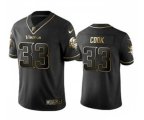 Minnesota Vikings #33 Dalvin Cook Black Golden Edition Limited Stitched Football Jersey