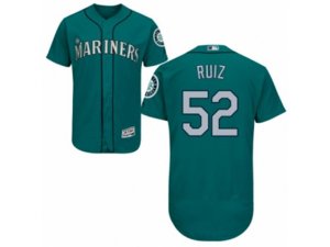 Seattle Mariners #52 Carlos Ruiz Teal Green Flexbase Authentic Collection MLB Jersey