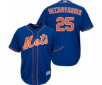 New York Mets #25 Adeiny Hechavarria Replica Royal Blue Alternate Home Cool Base Baseball Jersey