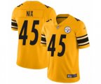 Pittsburgh Steelers #45 Roosevelt Nix Limited Gold Inverted Legend Football Jersey