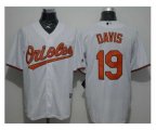 Baltimore Orioles #19 Chris Davis White New Cool Base Stitched Baseball Jersey
