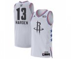 Houston Rockets #13 James Harden Authentic White 2019 All-Star Game Basketball Jersey