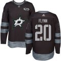 Dallas Stars #20 Brian Flynn Premier Black 1917-2017 100th Anniversary NHL Jersey