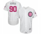 Chicago Cubs Justin Steele Authentic White 2016 Mother's Day Fashion Flex Base Baseball Player Jersey