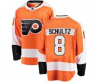 Philadelphia Flyers #8 Dave Schultz Fanatics Branded Orange Home Breakaway NHL Jersey