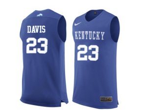 Men\'s Kentucky Wildcats Anthony Davis #23 College Basketball Jersey - Royal Blue
