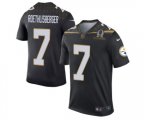 Pittsburgh Steelers #7 Ben Roethlisberger Elite Black Team Irvin 2016 Pro Bowl Football Jersey