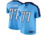 Tennessee Titans #77 Taylor Lewan Limited Light Blue Rush Vapor Untouchable NFL Jersey
