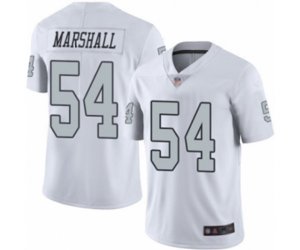 Oakland Raiders #54 Brandon Marshall Elite White Rush Vapor Untouchable Football Jersey