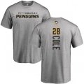 Pittsburgh Penguins #28 Ian Cole Ash Backer T-Shirt