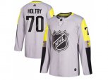 Washington Capitals #70 Braden Holtby Gray 2018 All-Star Metro Division Authentic Stitched NHL Jersey