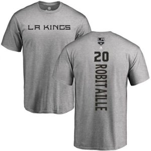 Los Angeles Kings #20 Luc Robitaille Ash Backer T-Shirt