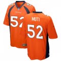 Denver Broncos #52 Netane Muti Nike Orange Vapor Untouchable Limited Jersey