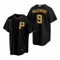 Nike Pittsburgh Pirates #9 Bill Mazeroski Black Alternate Stitched Baseball Jersey