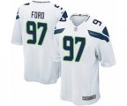 Seattle Seahawks #97 Poona Ford Game White Football Jersey