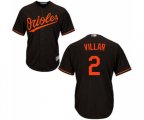 Baltimore Orioles #2 Jonathan Villar Replica Black Alternate Cool Base Baseball Jersey