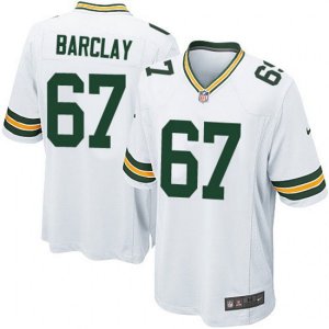 Green Bay Packers #67 Don Barclay Game White NFL Jersey