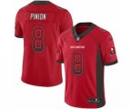 Tampa Bay Buccaneers #8 Bradley Pinion Limited Red Rush Drift Fashion Football Jersey