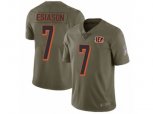 Cincinnati Bengals #7 Boomer Esiason Limited Olive 2017 Salute to Service NFL Jersey