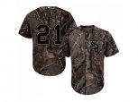 Chicago White Sox #21 Welington Castillo Camo Realtree Collection Cool Base Stitched MLB Jersey