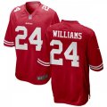 San Francisco 49ers #24 K'Waun Williams -Nike Scarlet Vapor Limited Player Jersey