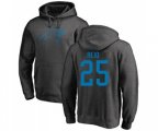 Carolina Panthers #25 Eric Reid Ash One Color Pullover Hoodie