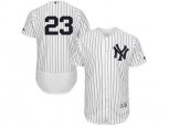 New York Yankees #23 Don Mattingly White Navy Flexbase Authentic Collection MLB Jersey