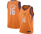 Phoenix Suns #16 Tyler Johnson Swingman Orange Finished Basketball Jersey - Statement Edition