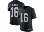 Oakland Raiders #16 George Blanda Vapor Untouchable Limited Black Team Color NFL Jersey