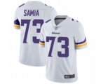 Minnesota Vikings #73 Dru Samia White Vapor Untouchable Limited Player Football Jersey