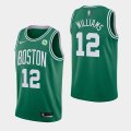 Boston Celtics #12 Grant Williams Green Icon Nike Jersey