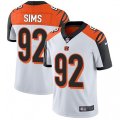 Cincinnati Bengals #92 Pat Sims Vapor Untouchable Limited White NFL Jersey
